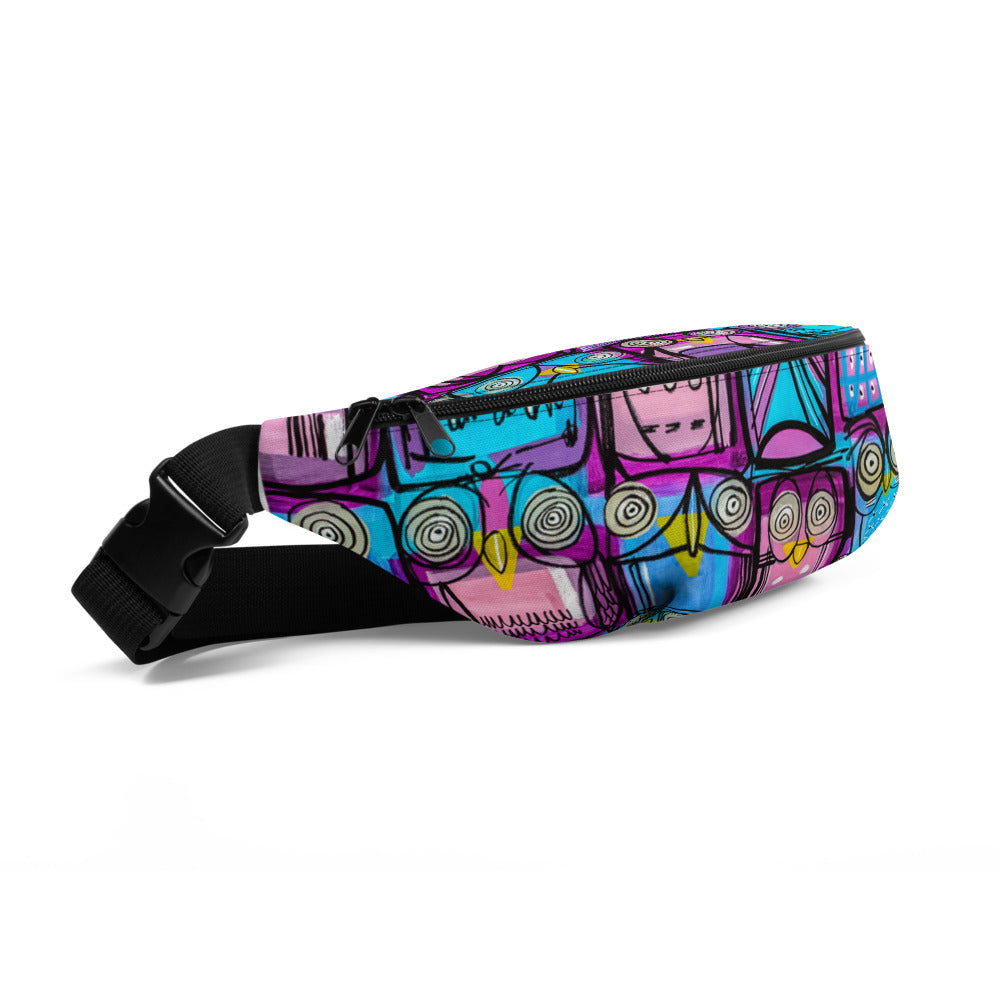 A Parliament of Purple Owls - Lebo Fanny Pack